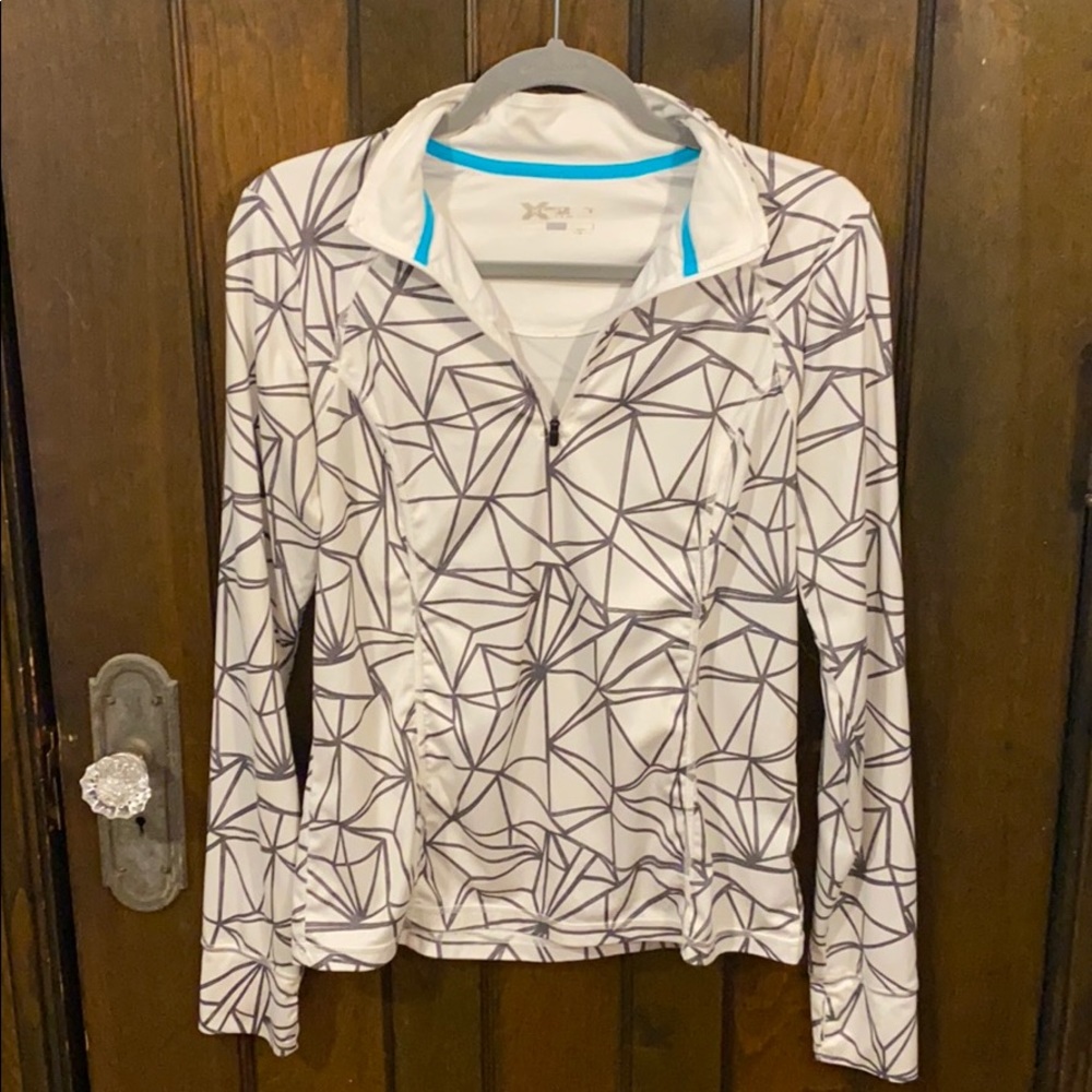 Xersion Athletic Abstract Half Zip Medium - Picture 1 of 4